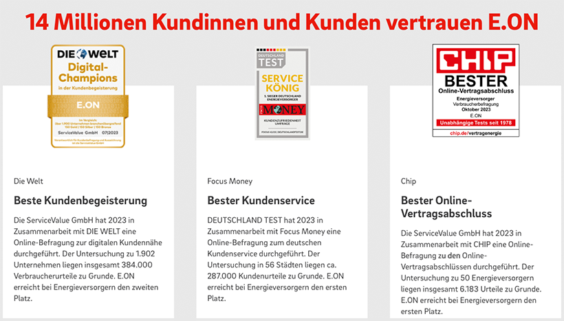 eon Kundenzufriedenheit