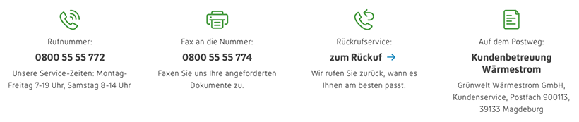 Grünwelt Kundenservice